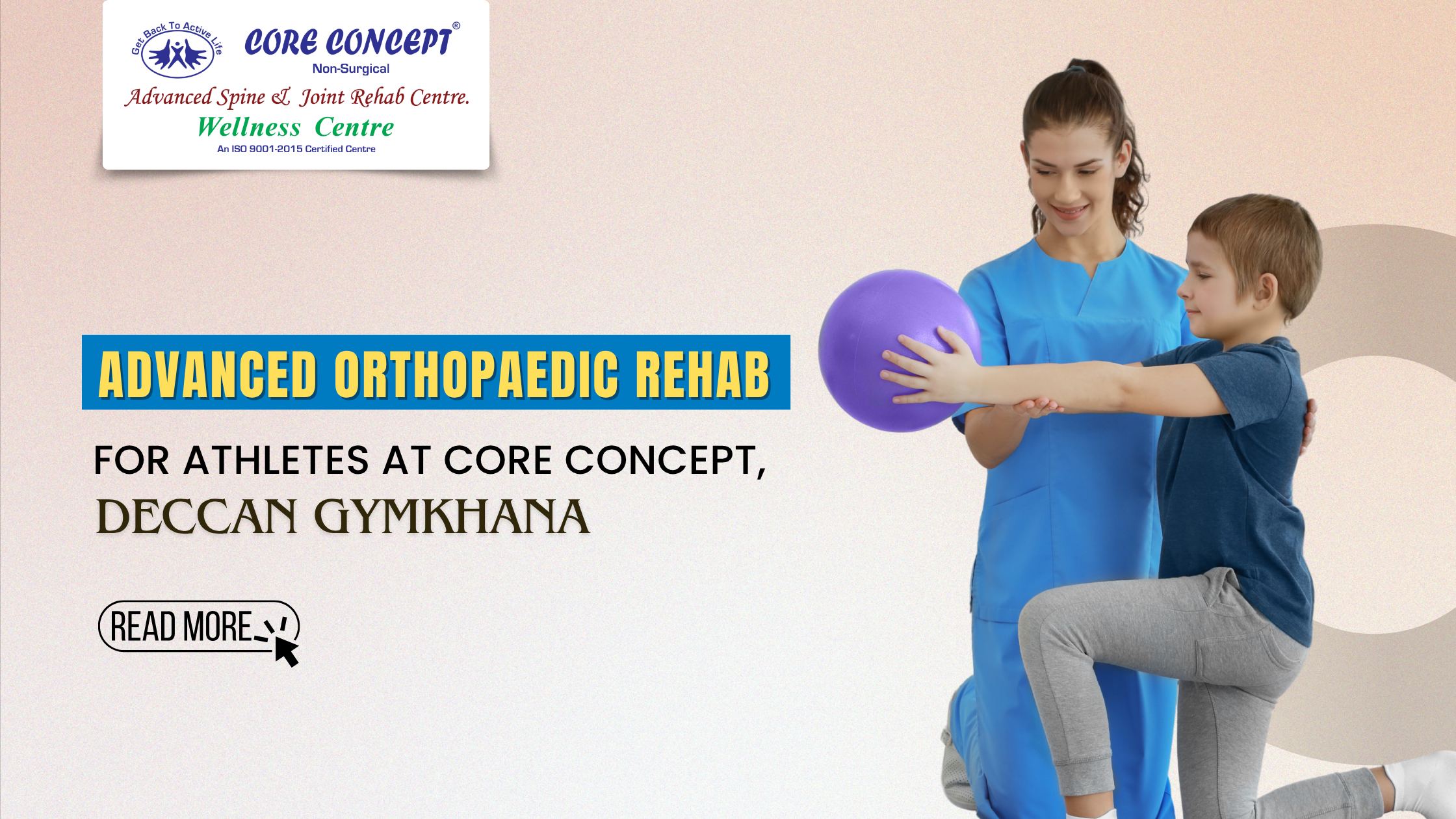Advanced Orthopaedic Rehab for Athletes at Core Concept, Deccan Gymkhana at Core Concept