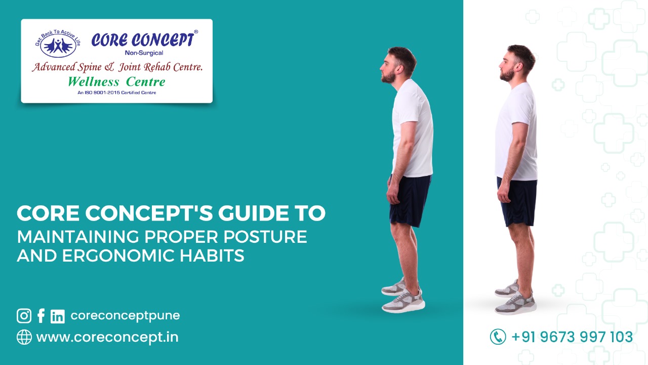 Core Concept's Guide to Maintaining Proper Posture and Ergonomic Habits