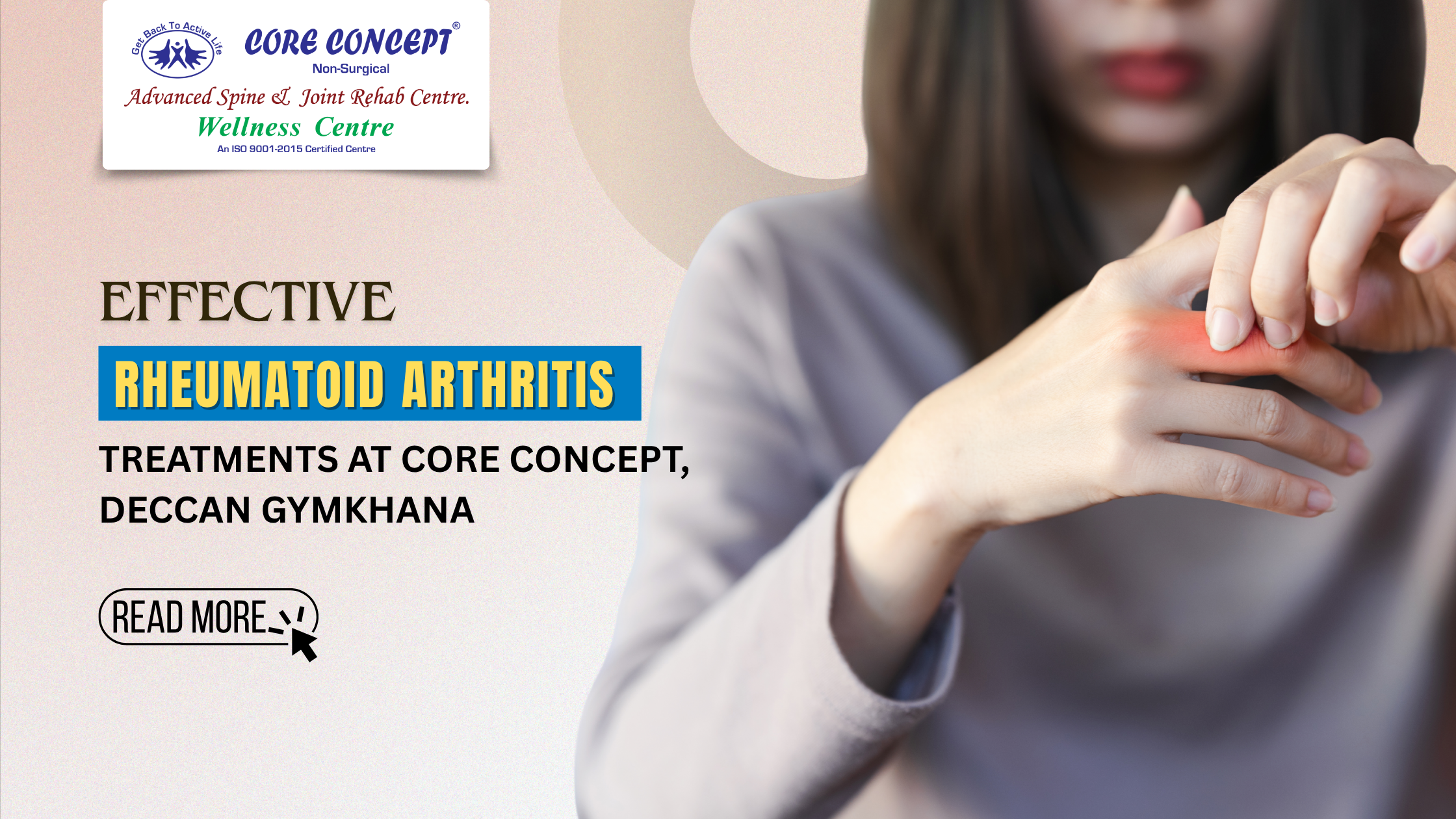 Effective Rheumatoid Arthritis Treatments at Core Concept, Deccan Gymkhana at Core Concept