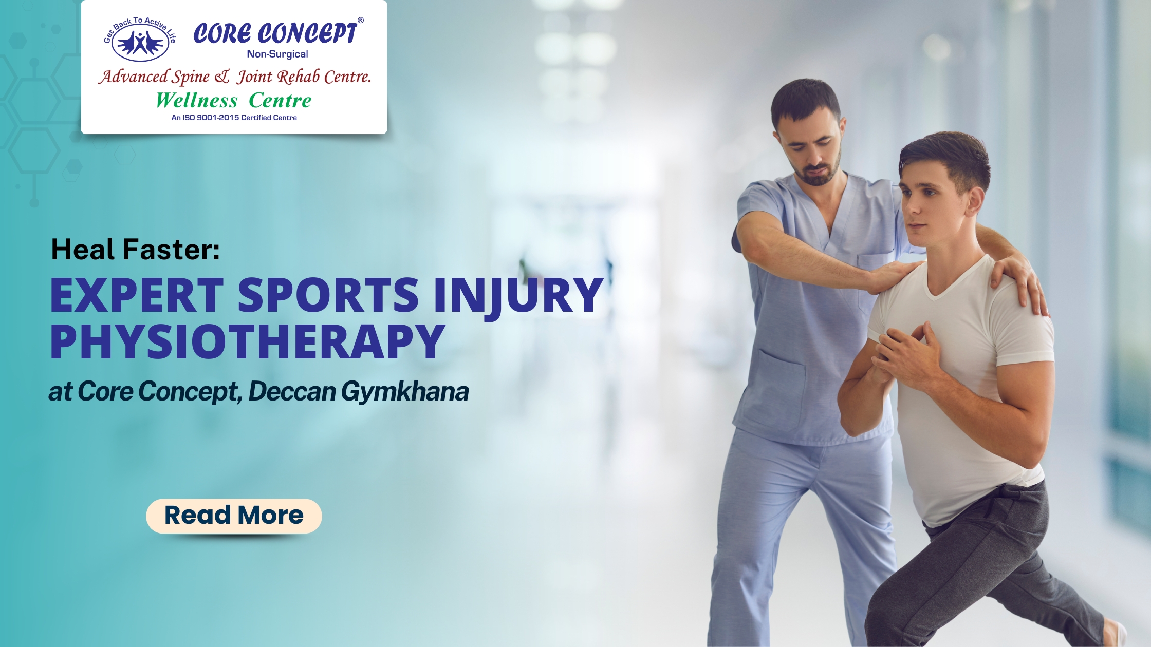 Heal Faster: Expert Sports Injury Physiotherapy at Core Concept, Deccan Gymkhana at Core Concept