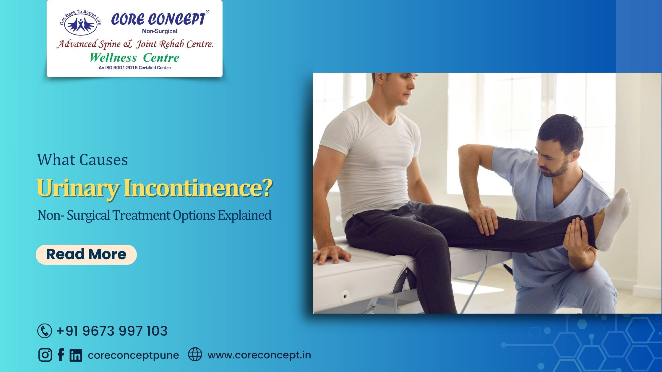 Personalized Knee and Shoulder Pain Rehabilitation at Core Concept